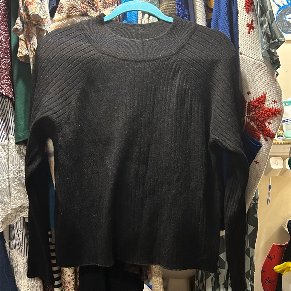 Cyrus Black Crew Neck Sweater